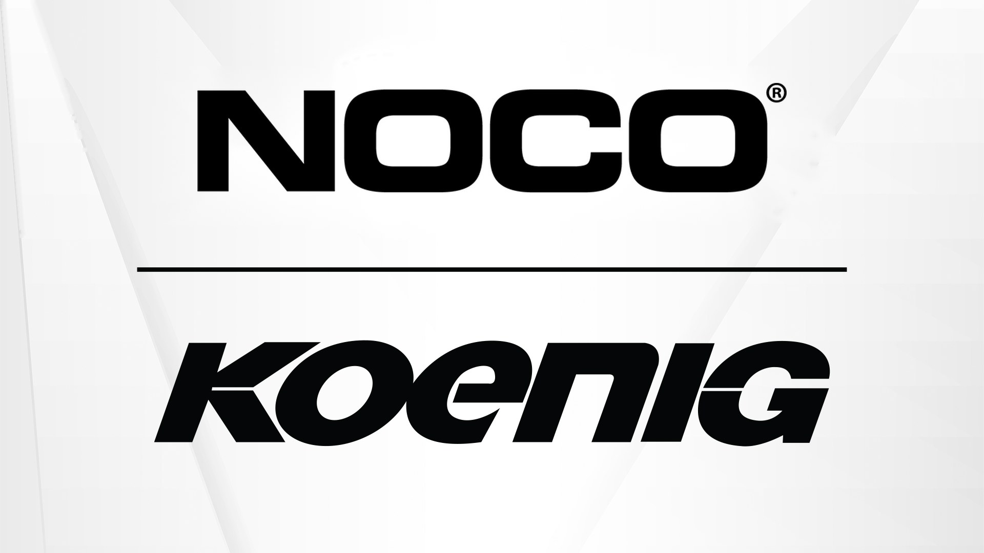 NOCO and Koenig Equipment logos
