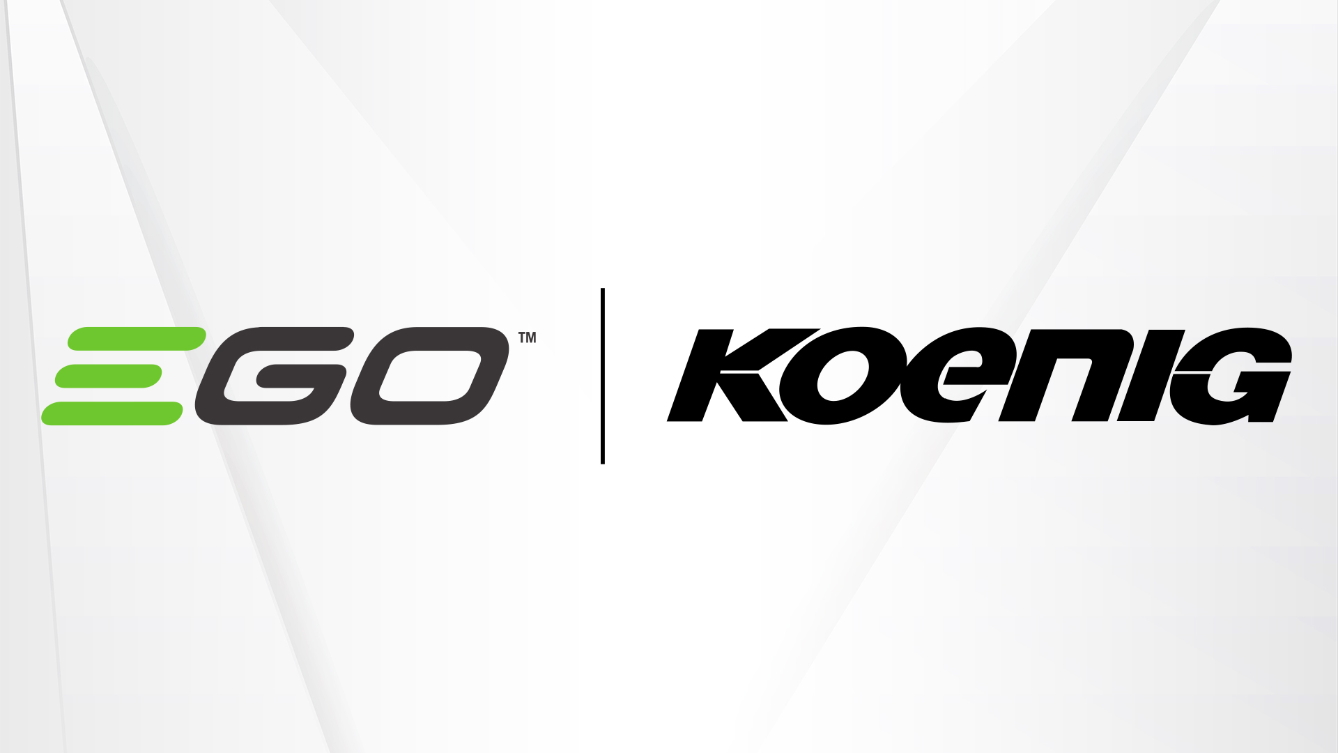 EGO Power+ and Koenig Equipment logos