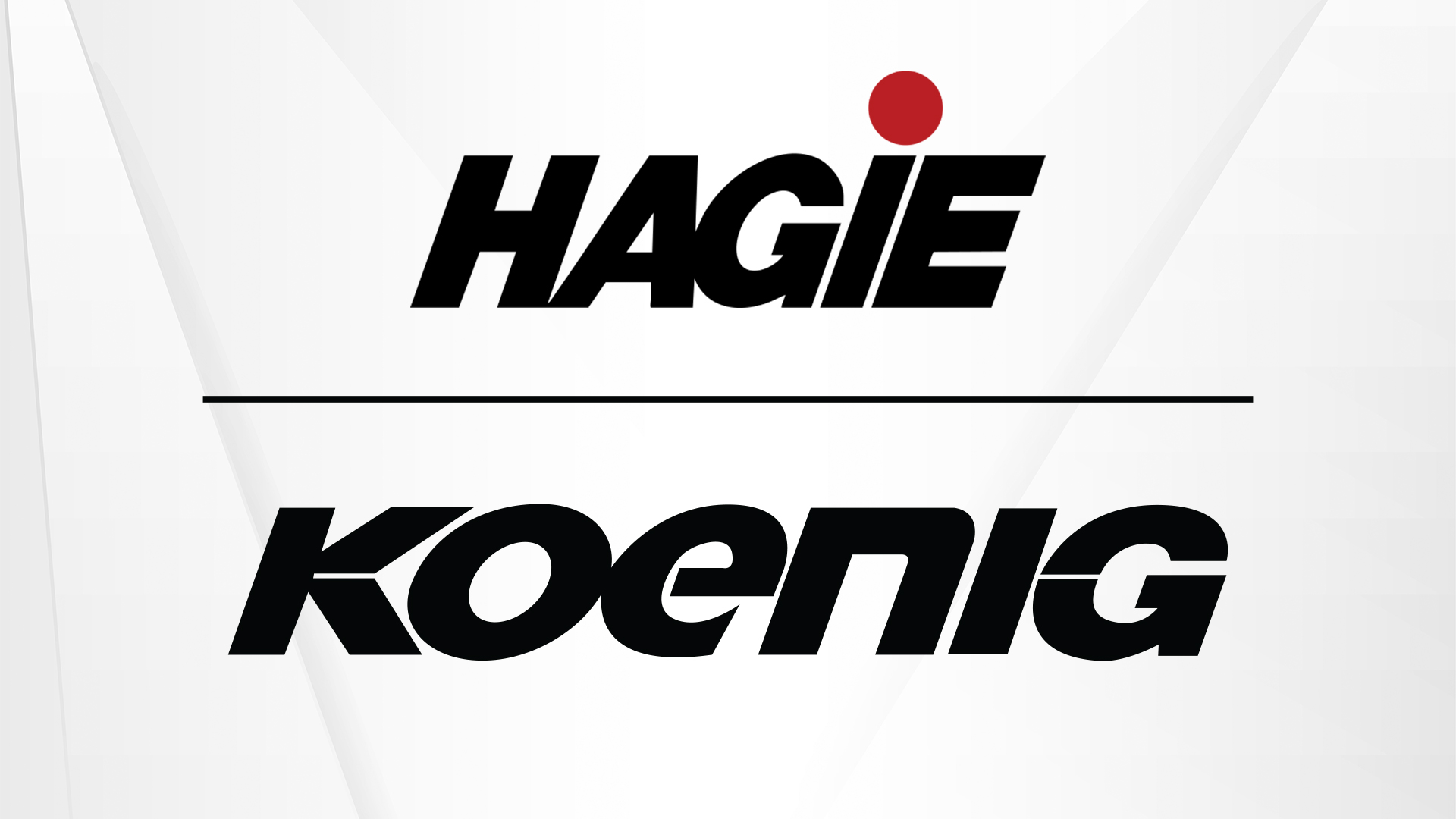 Hagie and Koenig Equipment logos