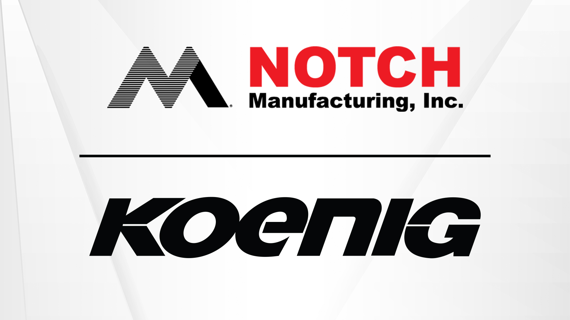 Notch and Koenig Equipment logos