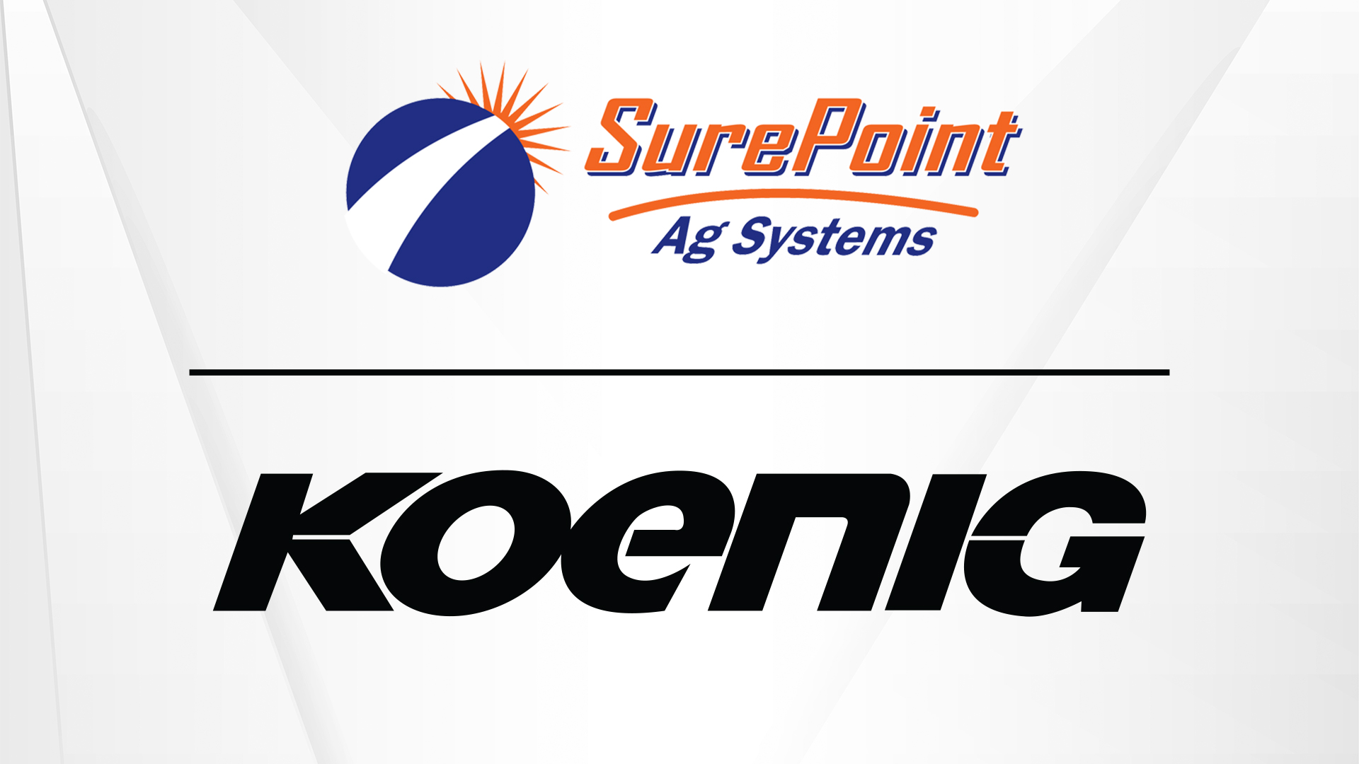 SurePoint Ag Systems and Koenig Equipment logos