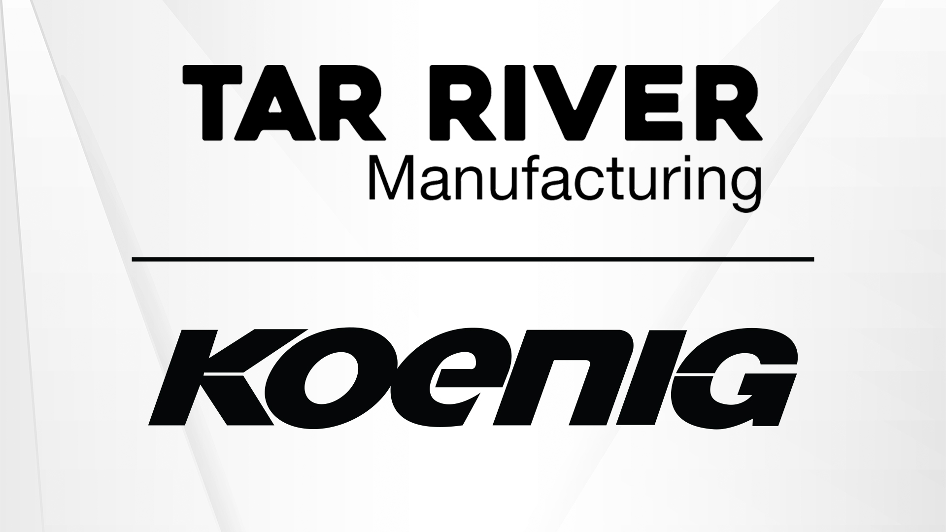 Tar River and Koenig Equipment logos