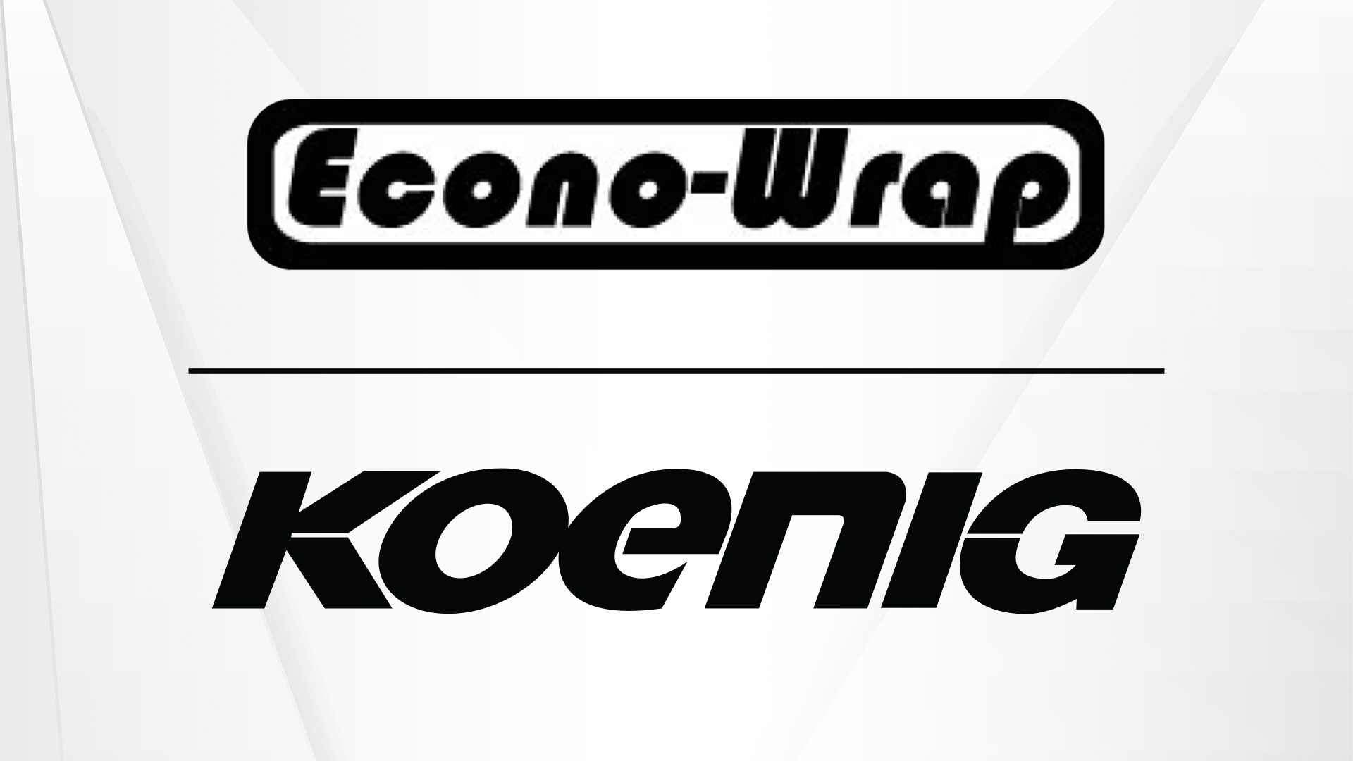 Econo-Wrap and Koenig Equipment logos