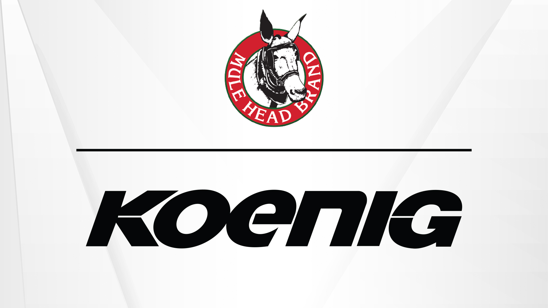 Mule Head and Koenig Equipment logos