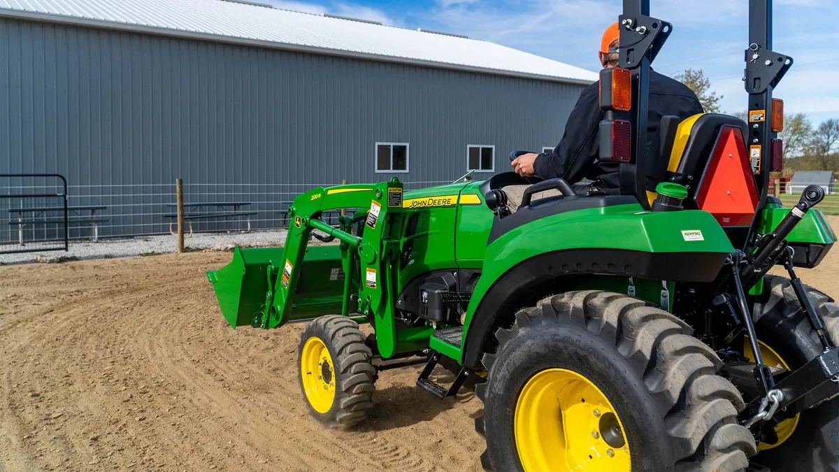 John Deere 2025R with 120R Loader