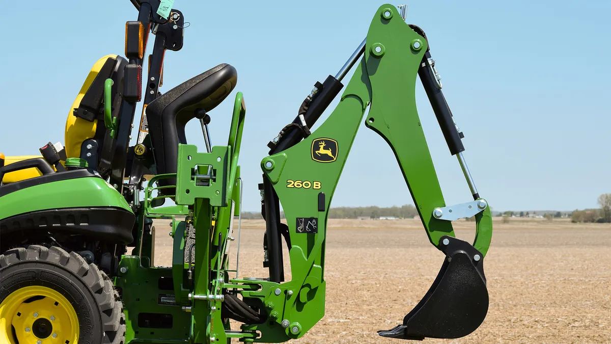 John Deere 1 Series tractor loader backhoe