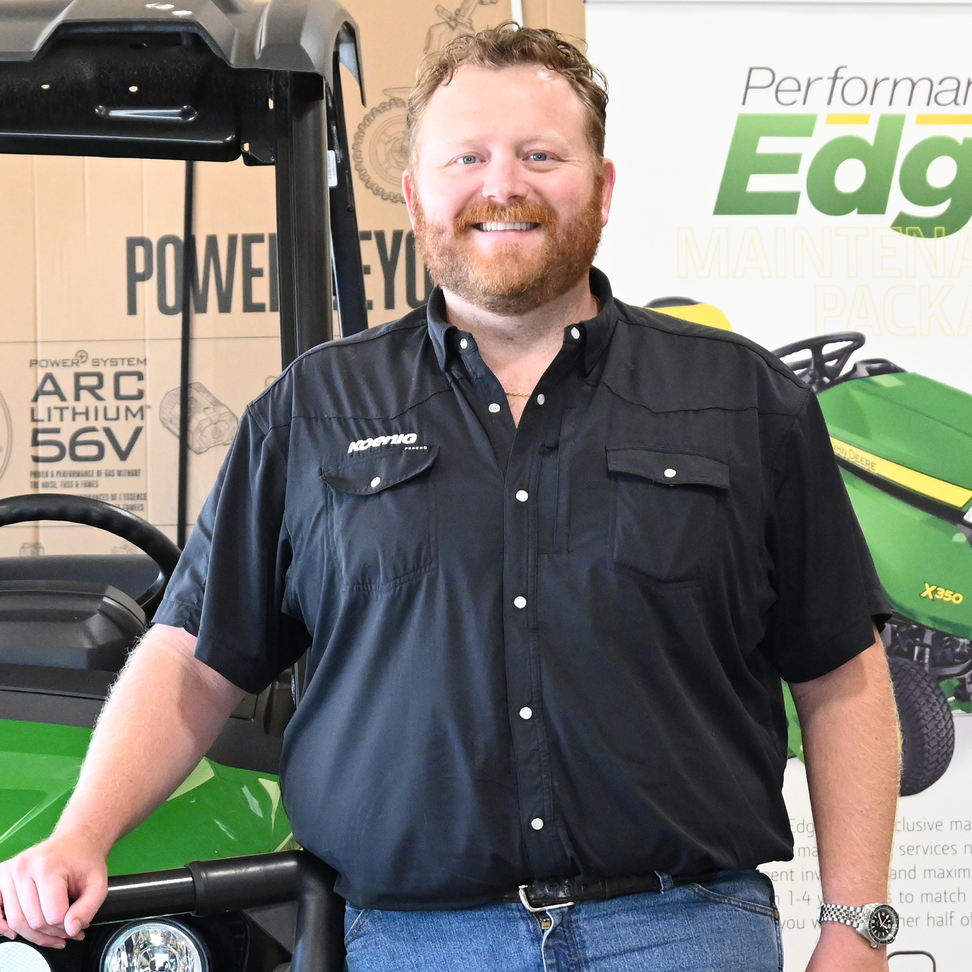 Matthew St. John at Koenig Equipment