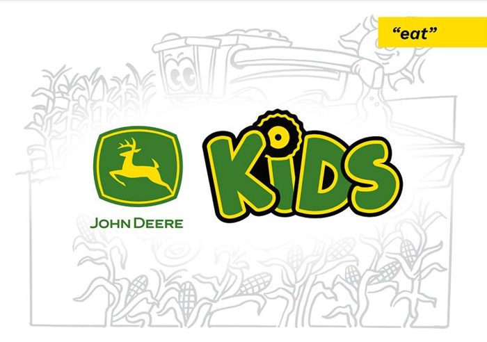 Eat Activity Book printable from John Deere