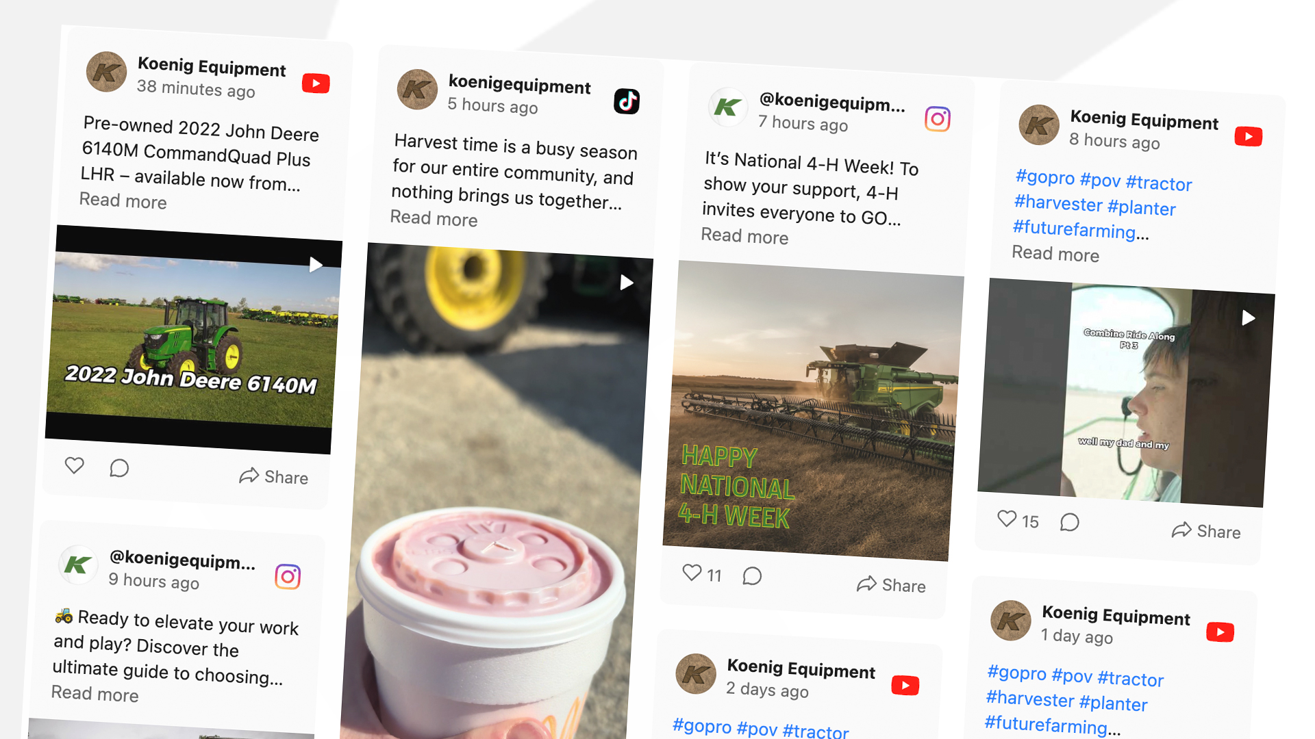 Koenig Equipment Social Media