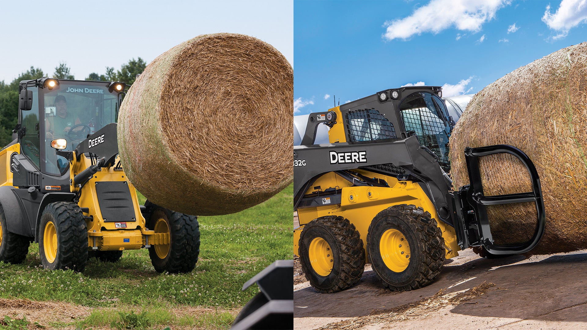 John Deere Compact Construction Equipment Attachments for Livestock Operations