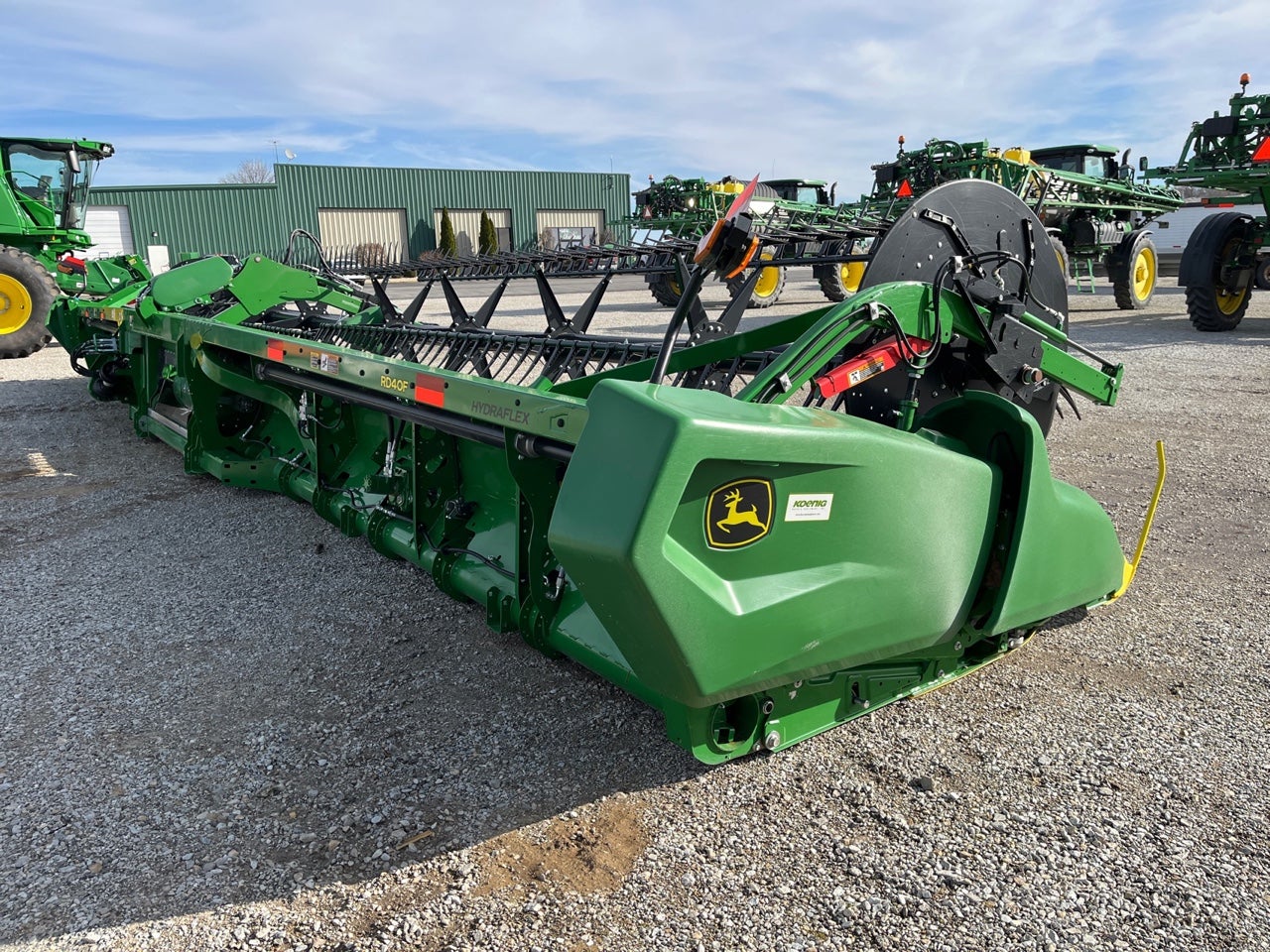 2021 John Deere RD40F Draper Platform | Koenig Equipment A201903A