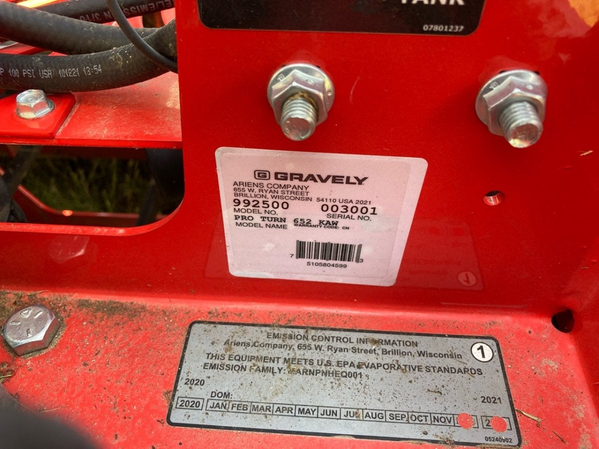 2022 Gravely PT652 Commercial Zero-Turn Mower | Koenig Equipment C229206A