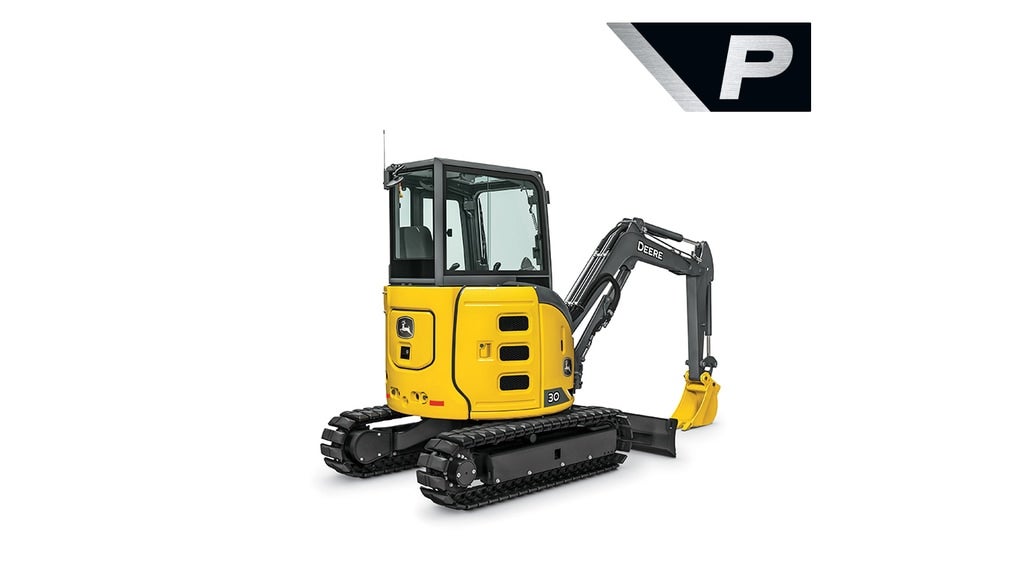 Studio image of a 30 P-Tier Excavator