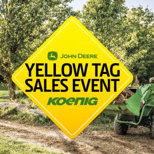 Yellow Tag Sales Event at Koenig Equipment Special Pricing on Compact Utility Tractors
