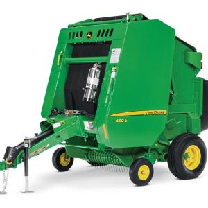 studio image of 450E round baler